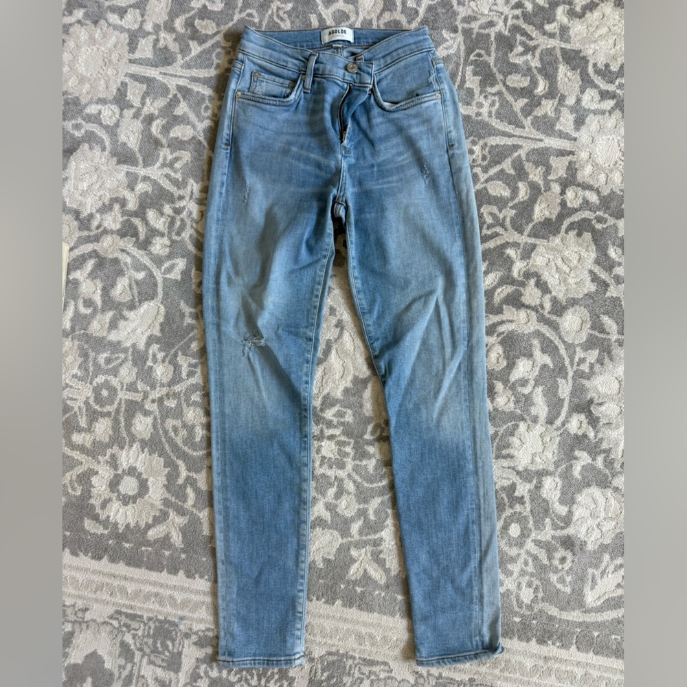 Agolde Blue Skinny Jeans Modern Fit